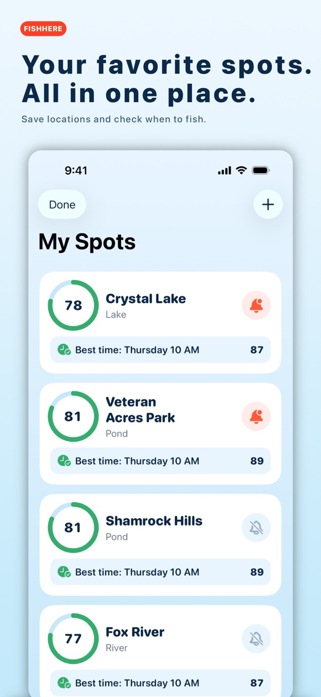 Your favorite spots. All in one place.